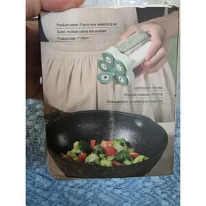 5 In 1 Seasoning Container Multi-Compartment Spice Organizer For Kitchen